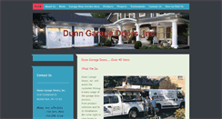 Desktop Screenshot of dunngaragedoors.com